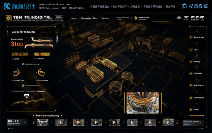 大屏界面設(shè)計(jì)怎么塑造高效直觀(guān)的信息展示平臺(tái)